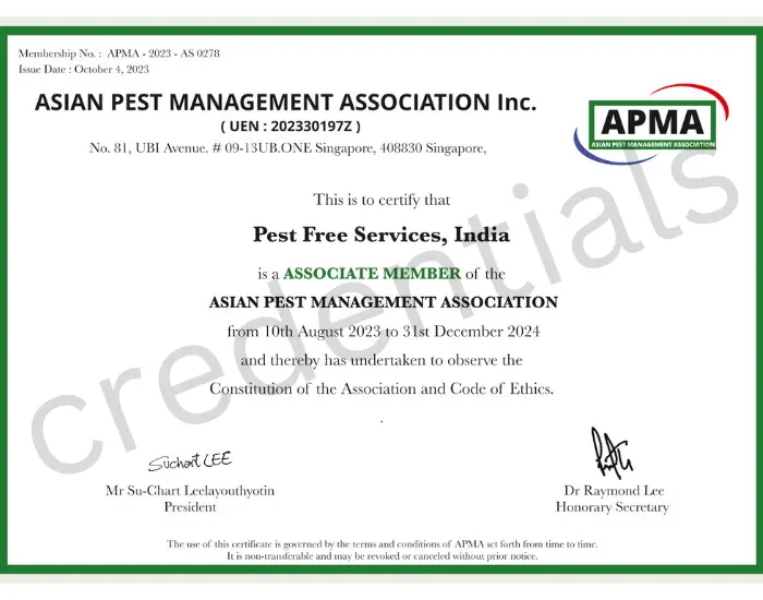 ASIAN PEST MANAGEMENT ASSOCIATION