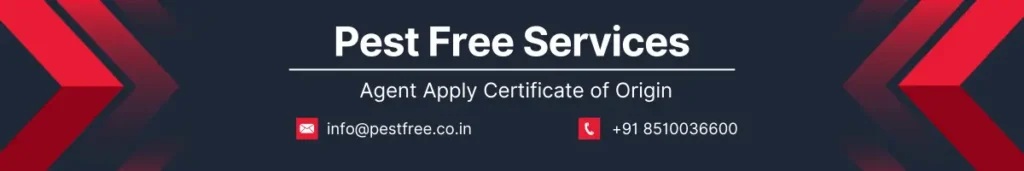 Pest Free Services-Certificate of Origin