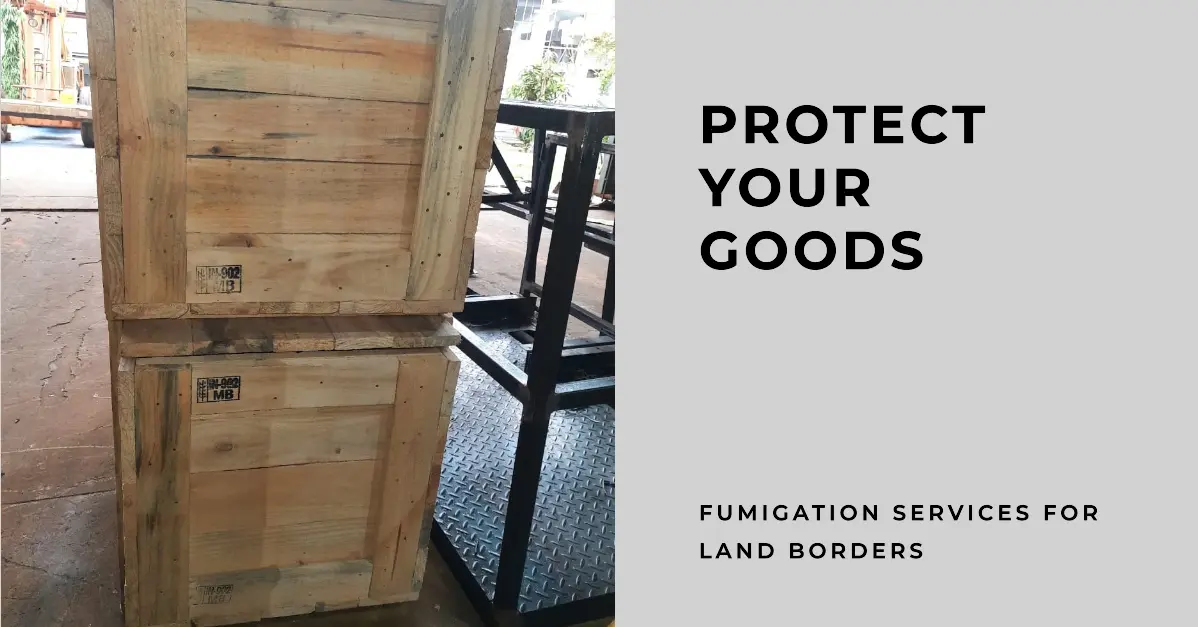 Wooden Box Fumigation for Land Borders Country